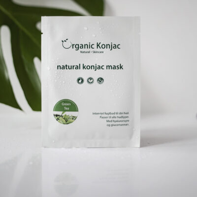 Organic Konjac Mask– Green Tea