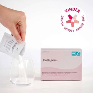 Nutrinic Kollagen+ – Kollagen, c-vitamin og zink. 30 doseringer