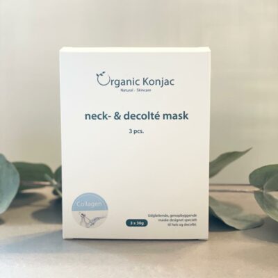 Organic Konjac Natural Neck & Decolté Mask 1 x 2 stk