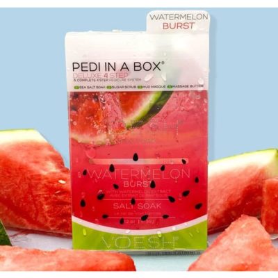 Voesh – Pedi In A Box, Watermelon 4 steps