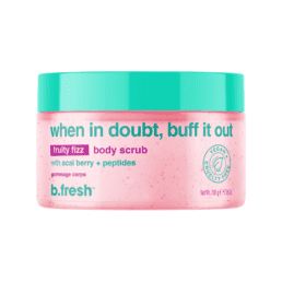 b.fresh – When in doubt, buff it out – fruity fizz body scrub – 200 ml
