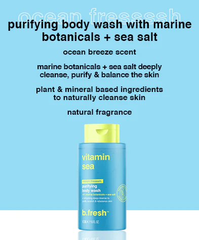 b.fresh – Vitamin Sea body wash 473 ml
